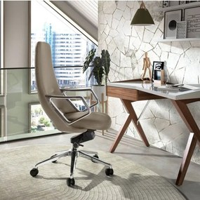 Scaun de birou modern piele sintetica Grey