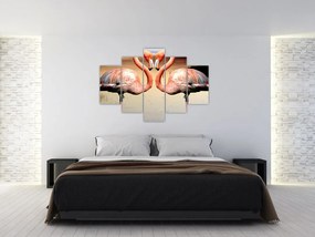 Tablou - doi flamemgo (150x105 cm)