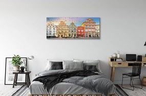 Tablouri canvas Gdańsk clădiri vechi oraș