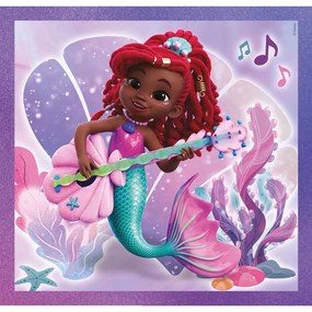 Prințesele Disney Junior Ariel Puzzle Clementoni de 3x48 piese