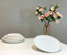 Platou Casablanca Roma 30 cm Alb