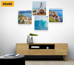 Set tablouri mirosul peisajului marin