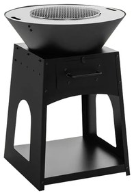 Grătar de grădină cu spațiu de depozitare