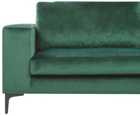 Canapea 3 locuri VEDISO (poliester) (verde). 1019392