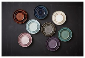 Farfurie neagră/albastră pentru desert din gresie ø 21 cm Gastro Dark Blue/Black – Bitz