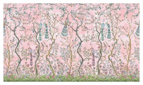 Tapet VLAdiLA Peacock Chinoiserie in Rosé 520 x 300 cm