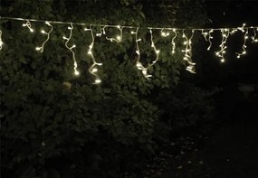 Instalație luminoasă Crăciun, tip perdea ploaie, - 11.9m, 600 LED, alb rece