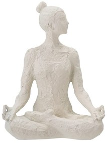 Statuetă decorativă Bloomingville Adalina, înălțime 24 cm, alb