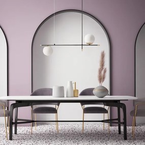 Lustră pe tijă Maytoni MOD048PL-02G NOSTALGIA 2xE14/40W/230V