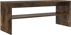 vidaXL Cabinet TV Stejar fumuriu 100 x 35 x 40 cm Lemn compozit