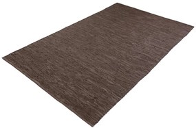 Covor din piele naturala PURE 230x160 cm, maro inchis