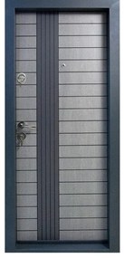 Usa metalica de apartament cu izolatie si vizor Novo Doors First Class NDS14, Deschidere Stanga Dreapta, Dimensiune 200X88 cm, Tabla 1.2 mm, Kit