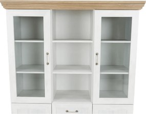 Vitrină, pin nordic/stejar sălbatic, ROYAL W2D
