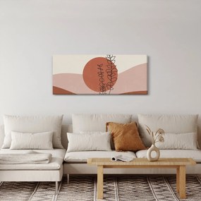 Tablou - Boho frunze N⁰1 (120x50 cm)