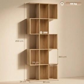 HOMCOM Divizor elegant cu design zigzag | Aosom Romania