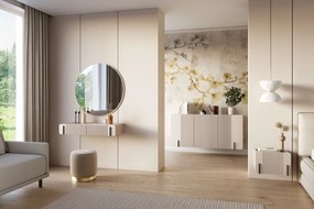 Noptieră Malmi 45 cm cu sertar - cașmir / negru