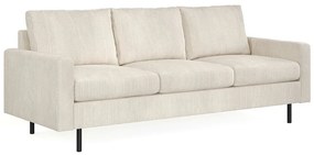 Canapea Seattle N101 Numărul de locuri: 3, Beige, 200x79x80cm, 52 kg, Tapiterie, Picioare: Metal