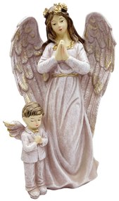 Inger decorativ GODMOTHER cu baiat, 10x20cm
