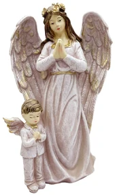 Inger decorativ GODMOTHER cu baiat, 10x20cm
