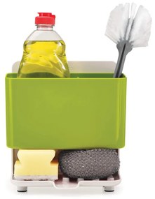 Organizator pentru chiuveta Joseph Joseph Caddy Tower 85124, Detasabil, Plastic, Alb/verde