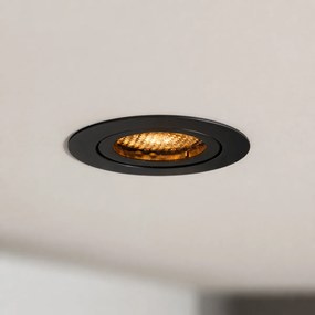 Spot încastrat inteligent negru, inclusiv WiFi GU10 reglabil - Ude Honey