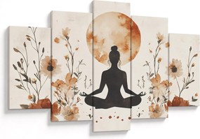Tablou - Yoga Portocalie (150x105 cm)