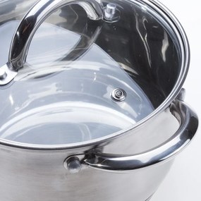 Set de cratiţe din inox CHEF, 12 piese