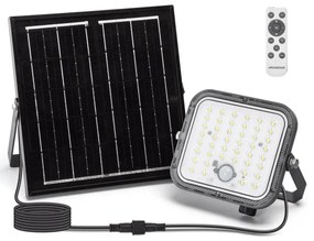 Proiector LED solar dimabil cu senzor Aigostar LED/80W/3,4V IP66 + telecomandă