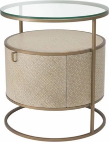 Noptiera/ Masuta laterala design LUX Napa Valley stejar albit 114776 HZ