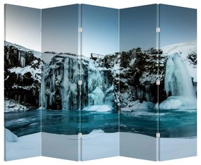 Paravan - Cascade înghețate (210x170 cm)