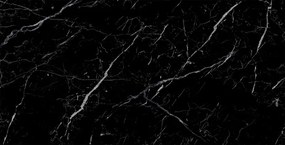 Mexen Simba Gres negru glazurat rectificat G1, placă pardoseală-perete 120 x 60 cm, luciu înalt - TL210-120-060-00