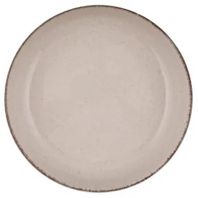 Set de veselă, 16 piese, bej/porțelan