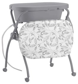 Masă de înfășat cu cădiță PETITE&MARS SPA 3 în 1 gri