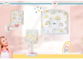 Dalber 41192 - Lustră pentru copii RAINBOW 1xE27/15W/230V multicoloră