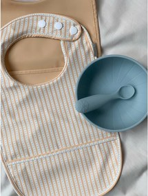 Linguri pentru copii, albastre/gri din silicon 2 buc. Midnight Mix – Cam Cam Copenhagen