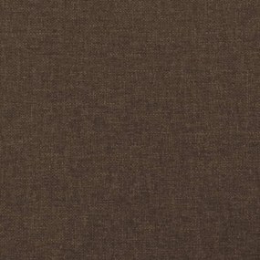 Cadru de pat box spring, maro inchis, 180x200 cm, textil Maro inchis, 25 cm, 180 x 200 cm