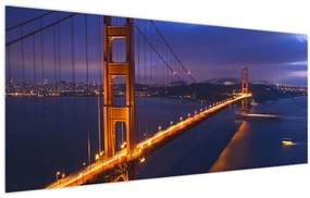 Tablou - Podul Golden Gate (120x50 cm)