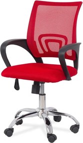 Scaun de birou din mesh OFF 619 rosu