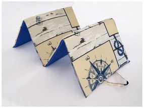 Sezlong de plaja MARINE 137x49 cm, bej