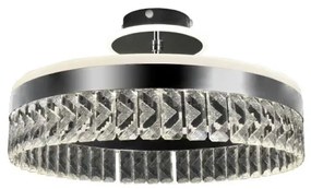 Lustră LED dimabilă aplicată LED/75W/230V 3000-6500K crom + telecomandă