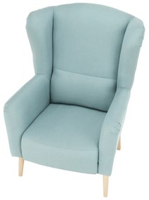 Scaun de design, ţesătură mentol/model, BELEK