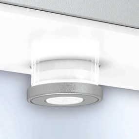 Aplică LED solară cu senzor Steinel 052652 XSolar LED/1,5W 2x2000mAh IP44 argintiu