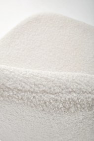 Scaun de bar plusat H119 crem