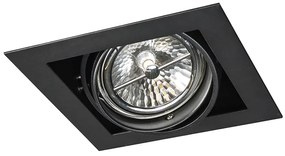 Spot încastrat negru G53 111mm reglabil - Oneon