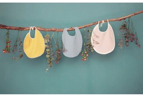 Bavețică din muselină Kindsgut London, galben