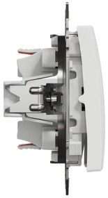 Intrerupator dublu cap scara, 10A, IP20, Alb, Schneider Sedna Design