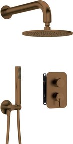 Silia Set de duș cu montare îngropată, cu BOX pentru baterie - cu pălărie de duș BXYYCQSM