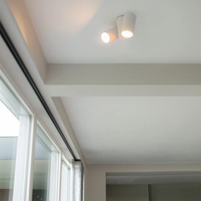 Spotlight de design alb cu 2 lumini reglabile - Michael