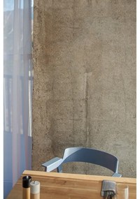 Scaun de dining albastru cu cotiere din lemn de stejar Flip – Gazzda