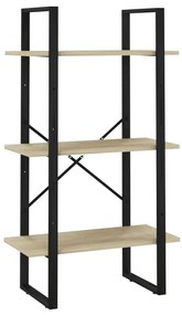 806510 vidaXL Raft de depozitare, stejar sonoma, 60x30x105 cm, PAL